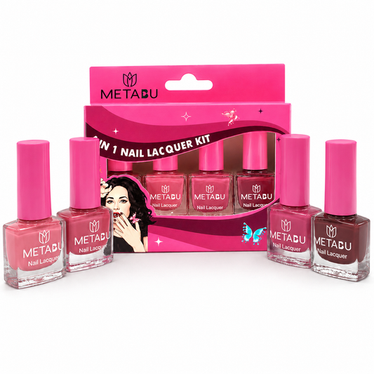 Metabu 4 in 1 Glow & Go Nail Lacquer Kit