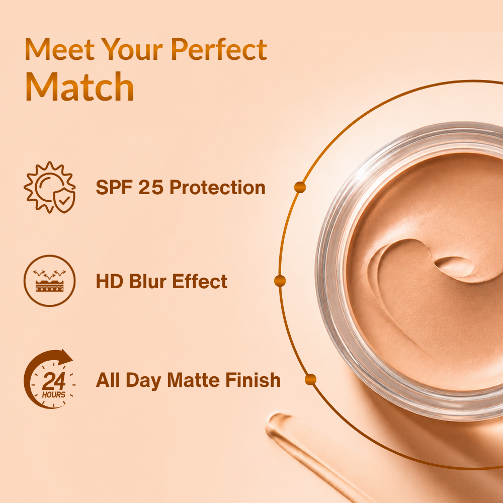 3 in 1 Mousse Foundation