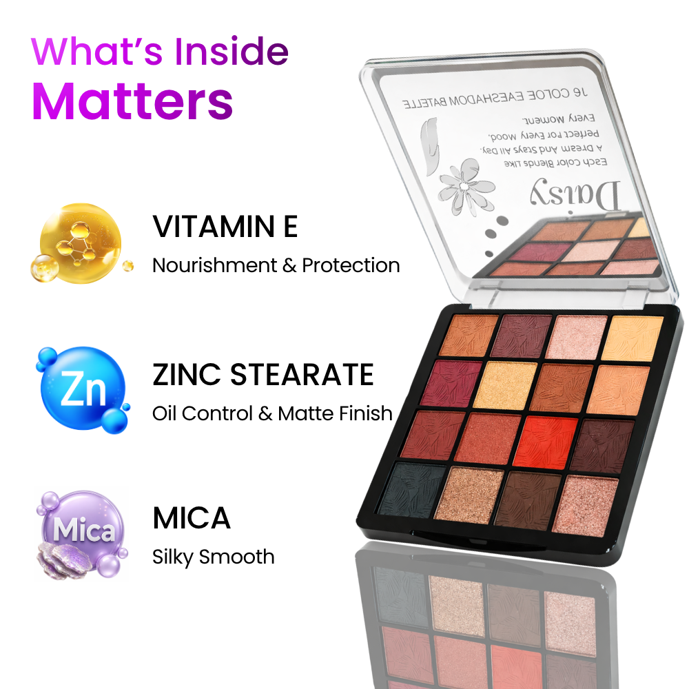 16 Color Eyeshadow Palette